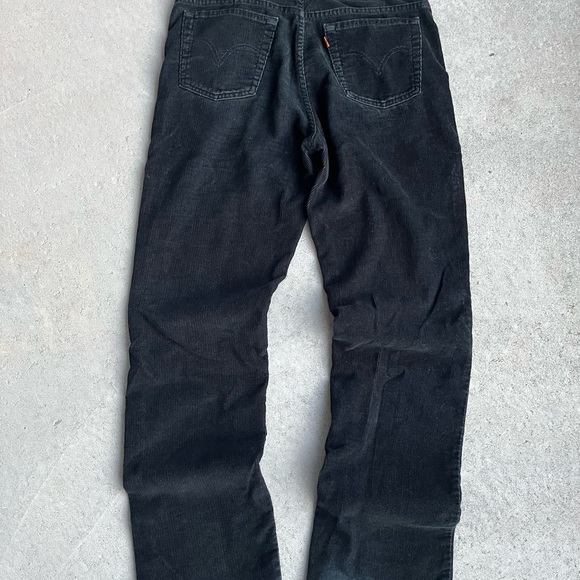 Levi's orange tab Black Straight Jeans Classic Style - Picture 2 of 6
